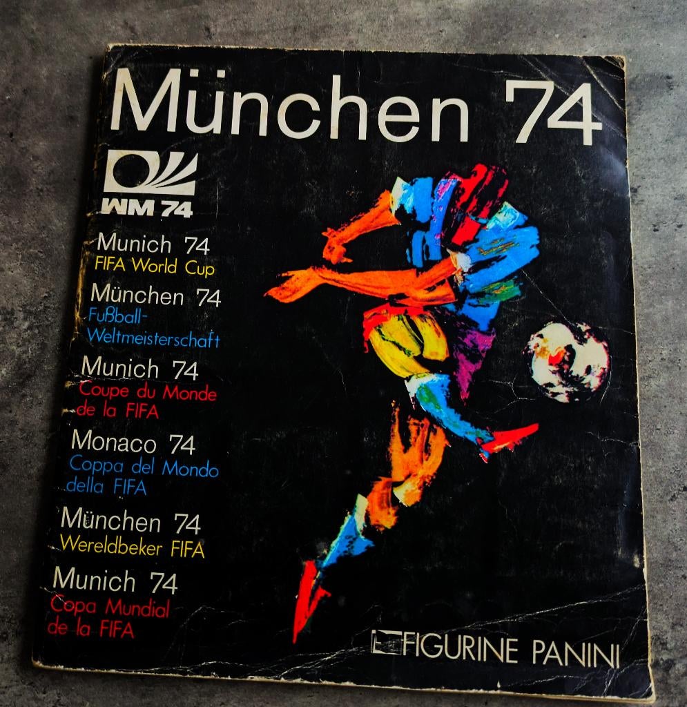 PANINI WORLD CUP 74 MUNCHEN voetbal album WK 1974, Verzenden, Zo goed als nieuw, Sticker