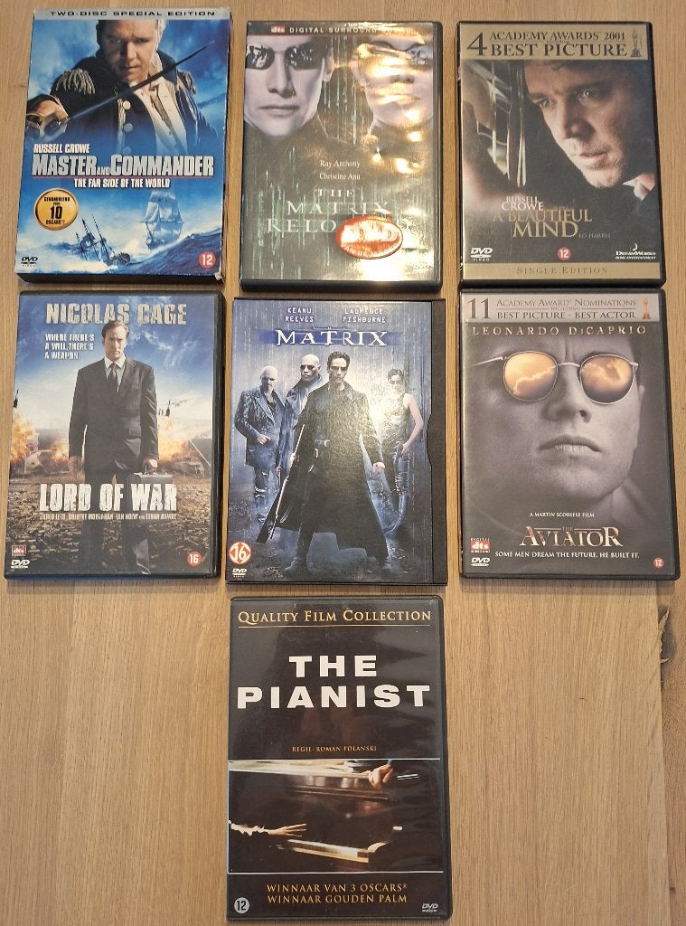 Lot van 7 Blockbusters op DVD, Ophalen, Gebruikt, Actie