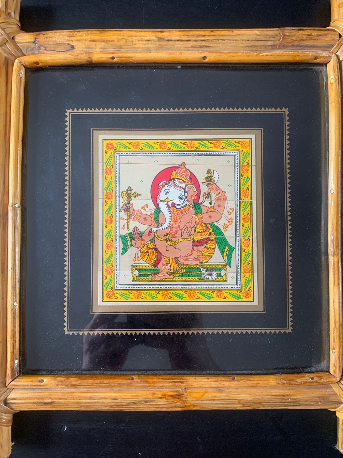 Schilderij Ganesha, Ophalen of Verzenden