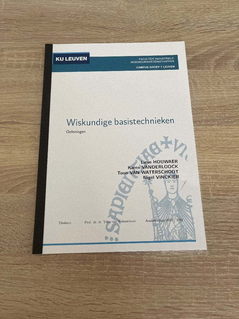 Wiskundige basistechnieken, Boeken, Studieboeken en Cursussen, Ophalen, Nieuw, Hogeschool