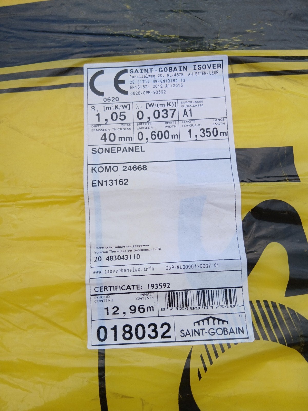 isover, Doe-het-zelf en Bouw, Ophalen