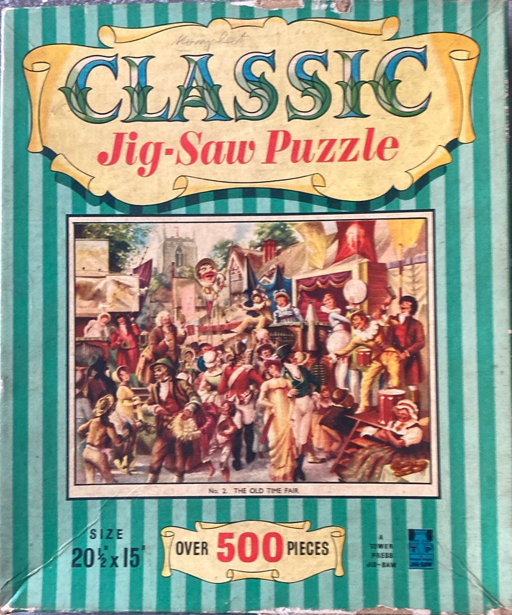 Vintage Classic jigsaw puzzel No2 The Old Time Fair, Ophalen, 500 t/m 1500 stukjes, Gebruikt, Legpuzzel