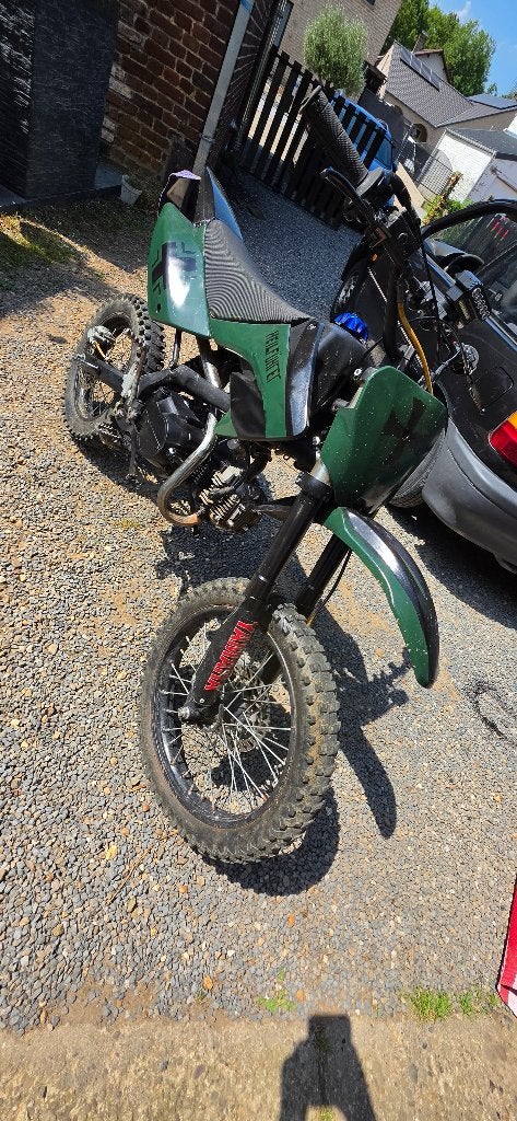 4t 125cc Dirtbike(vast), Fietsen en Brommers, Minibikes, Midibikes en Pitbikes, Gebruikt, Dirtbike, Schijfrem, Ophalen