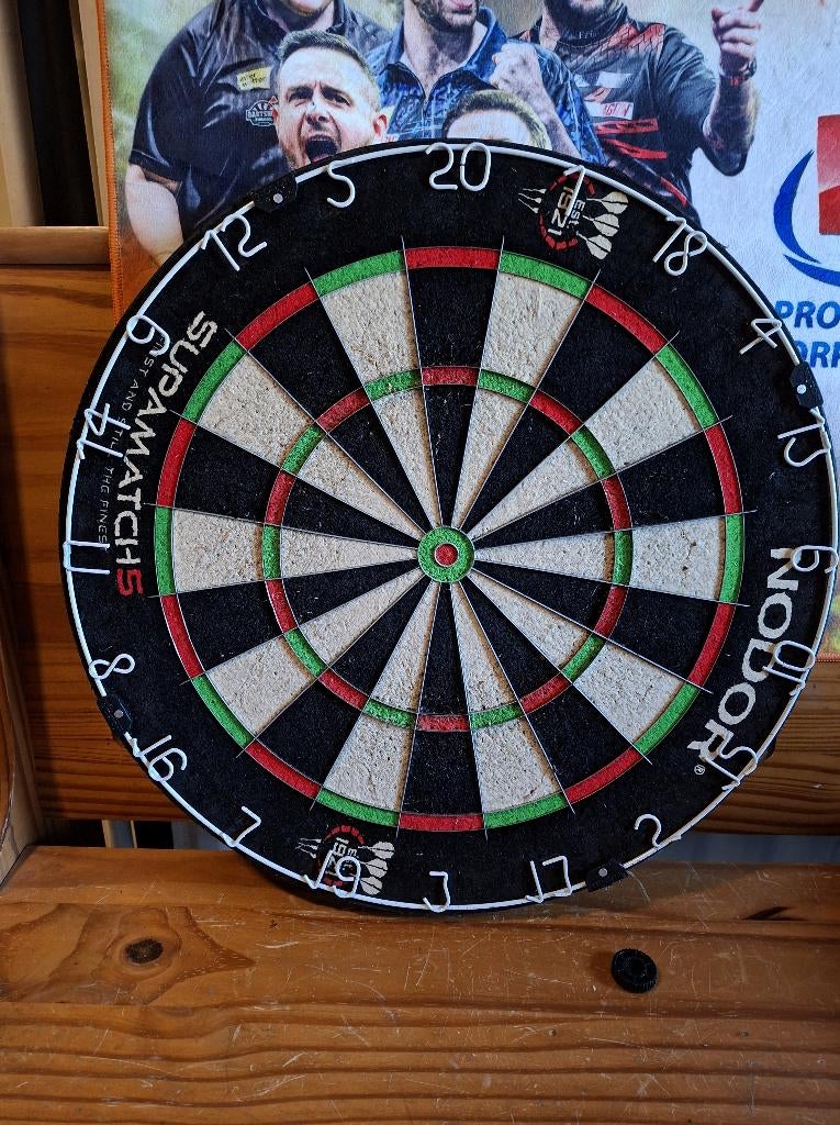 Dartsbord Nodor Supamatch 5, Ophalen, Gebruikt, Dartbord