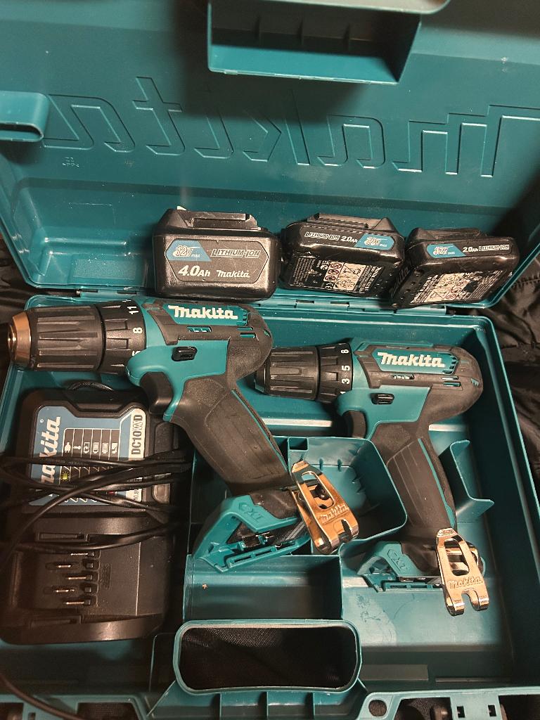 Makita vijsmachines 12v, Enlèvement, Utilisé, Foreuse et Perceuse, Vitesse variable