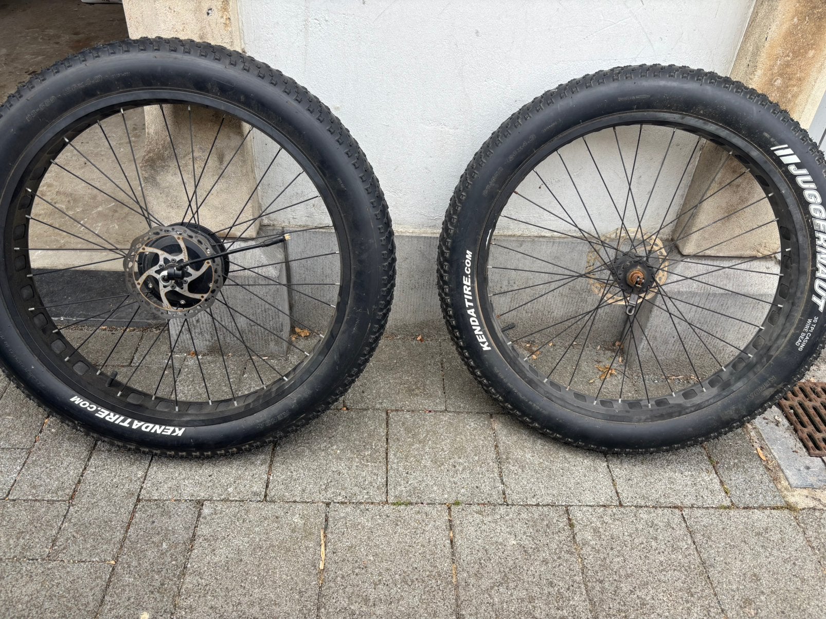 Elektrische fiets onderdelen (fatbike), Ophalen, Zo goed als nieuw, Elektrische fiets