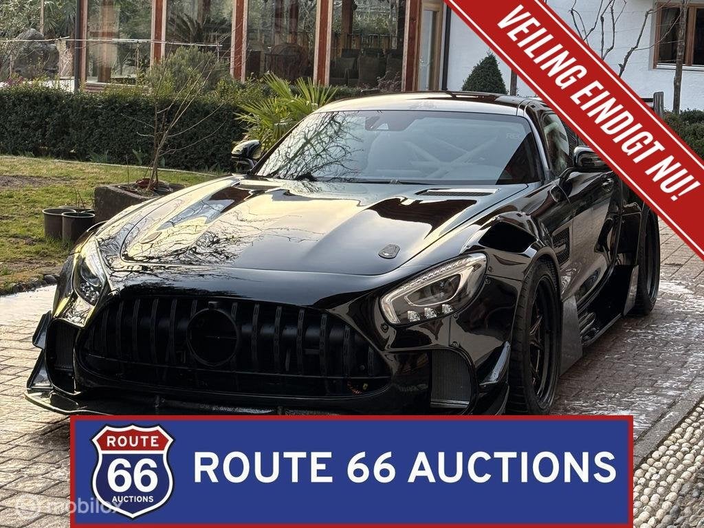 Mercedes-AMG GT S Coupe | 2015 | Route 66 Auctions, Auto's, Mercedes-Benz, Gebruikt, Zwart, Bedrijf, Handgeschakeld