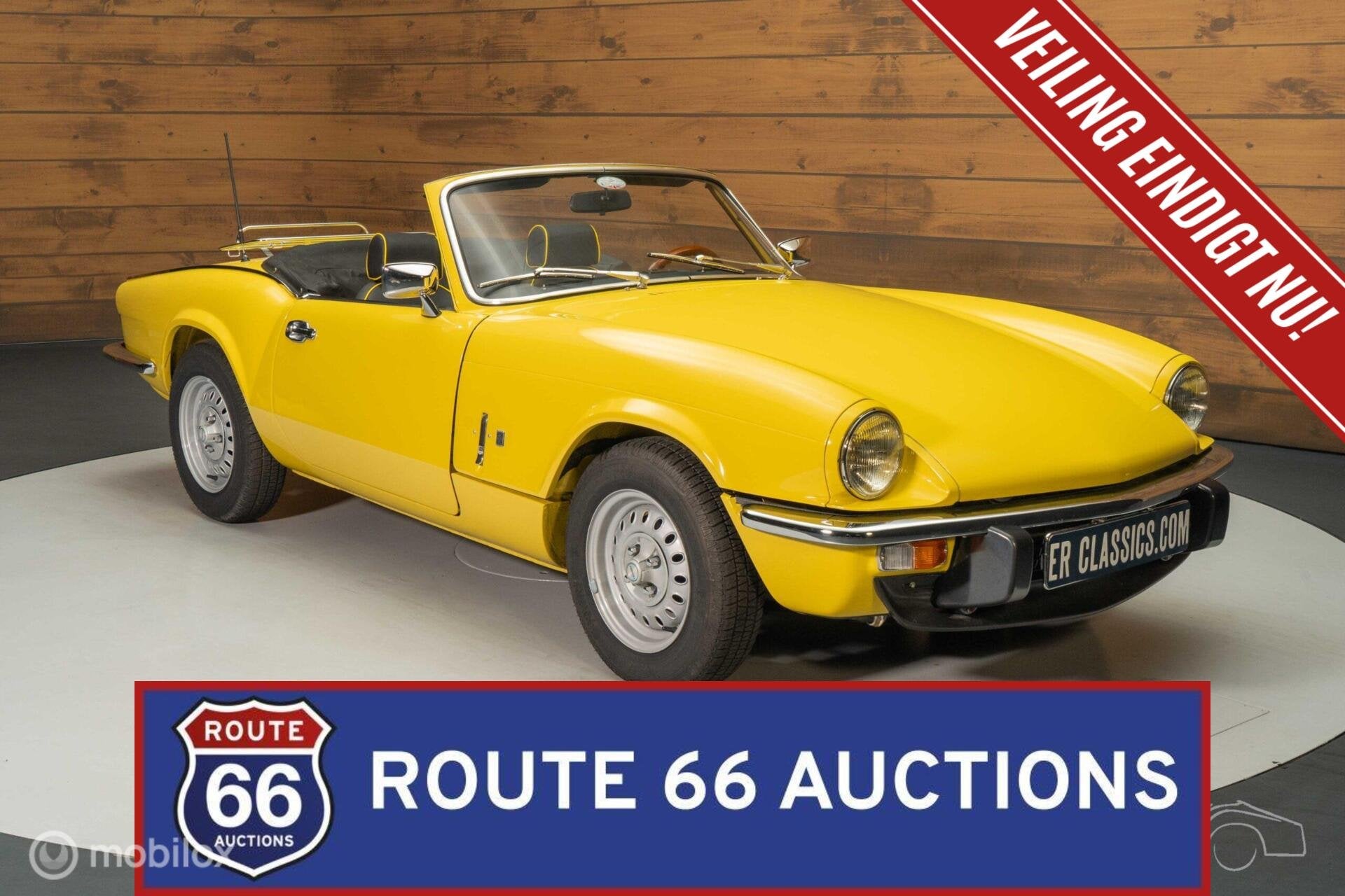 Triumph Spitfire 1500 | 1975 | Route 66 Auctions, Autos, Oldtimers & Ancêtres, Achat, Entreprise, Boîte manuelle, Triumph
