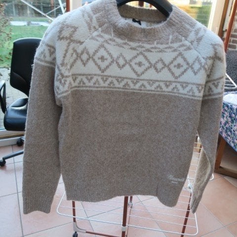 Sweater nieuw beige jacquard NoSecrets mt 44 (it 48), Enlèvement ou Envoi, Taille 42/44 (L), Neuf, NoSecrets