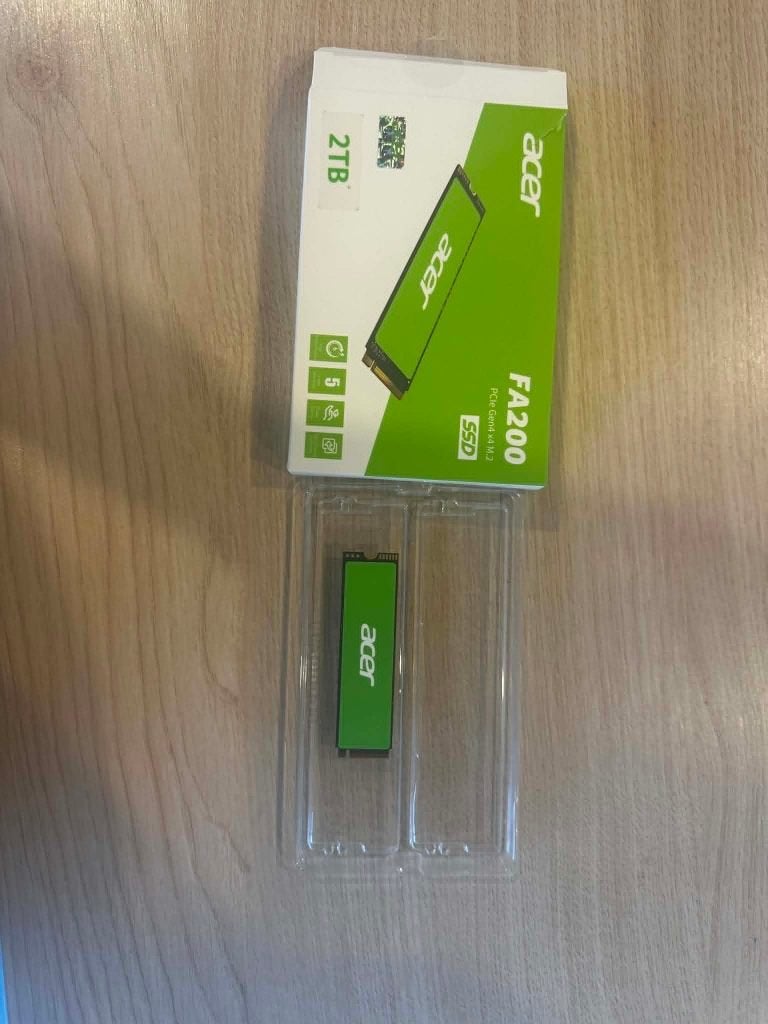 SSD Acer FS200 2To M.2 NVMe – NEUF, Computers en Software, Harde schijven, SSD, Nieuw, Ophalen of Verzenden, Intern