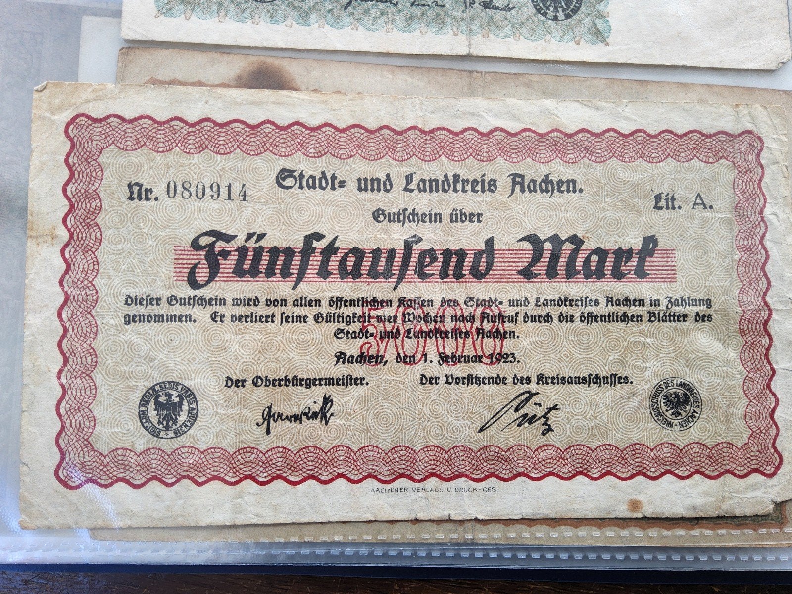 oud biljet (14), Postzegels en Munten, Ophalen of Verzenden