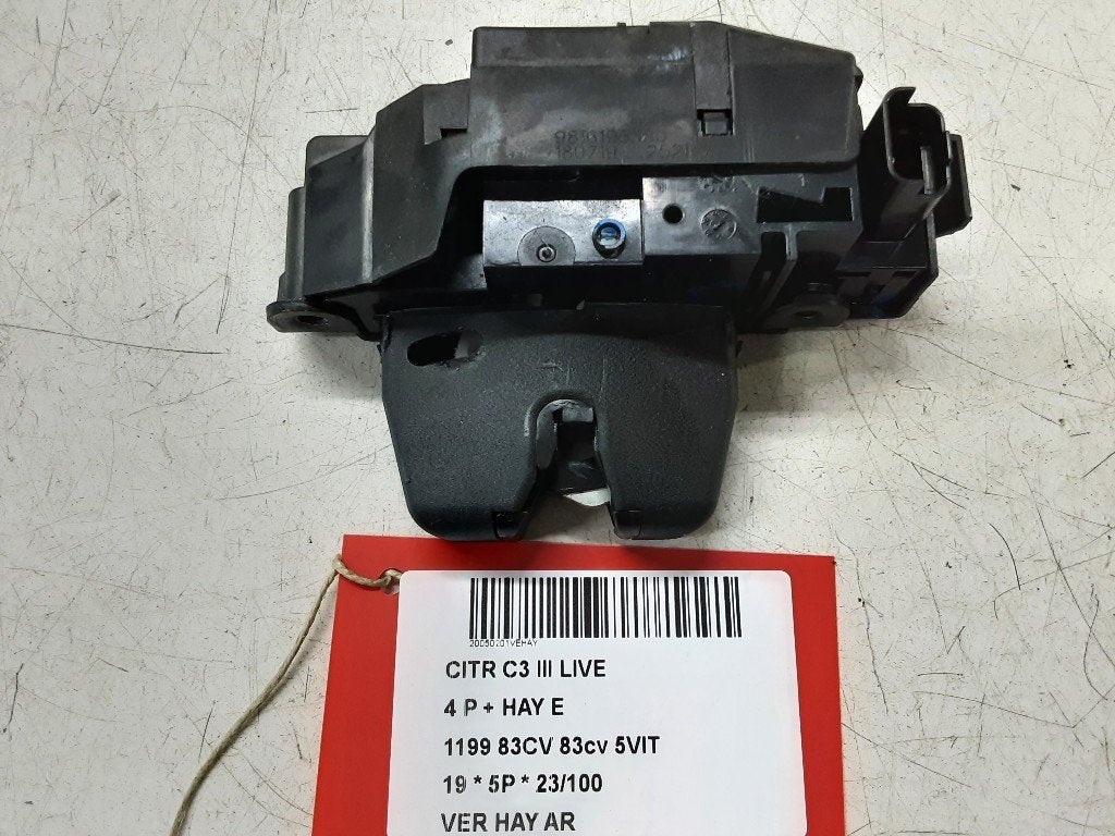 SERRURE COFFRE Citroën C3 (SX / SW) (9816195380), Autos : Pièces & Accessoires, Citroën, Mevr. I. Hauben, Haillon arrière, Utilisé