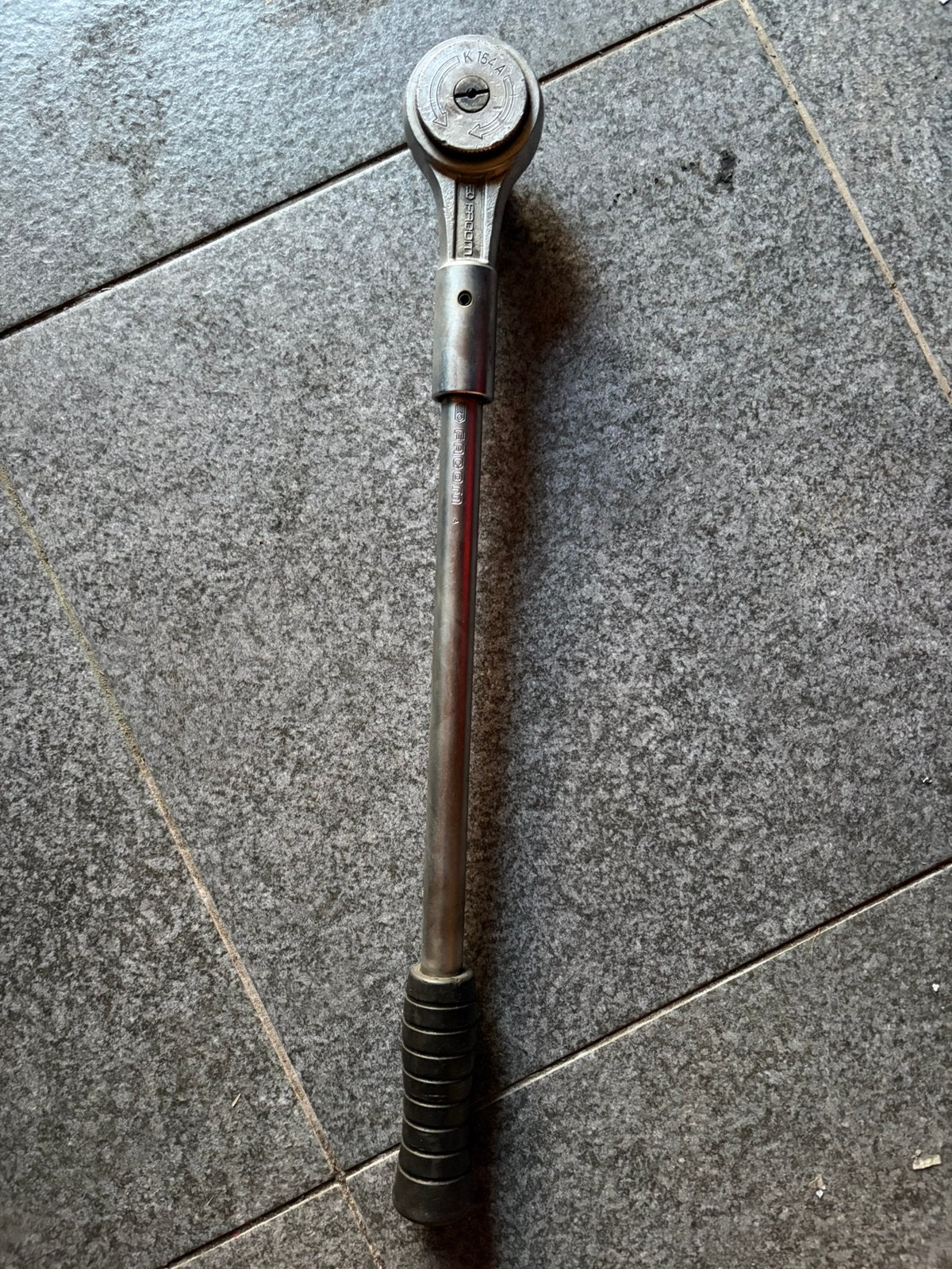 FACOM K.154A 3/4” ratel – vintage professioneel gereedschap, Ophalen of Verzenden, Gebruikt, Sleutel/ratel, Facom