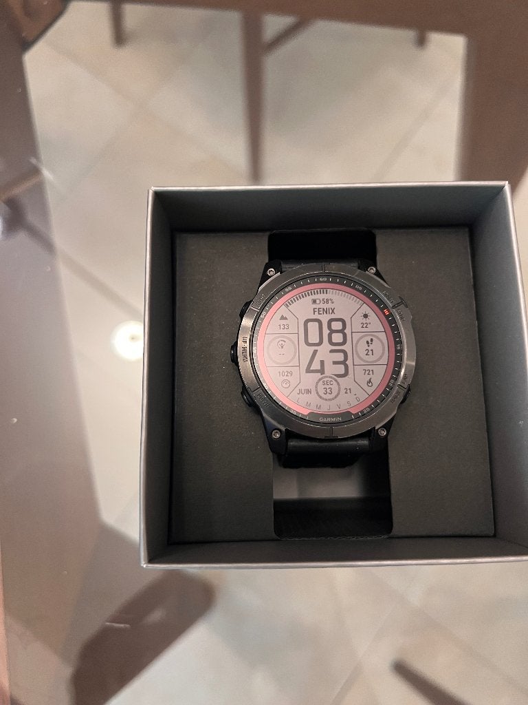 Garmin Fénix 7 Solar, Ophalen, Conditie, Zwart, Garmin