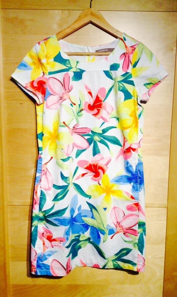 Sandwich zomerjurk met zakken XS/S, Ophalen of Verzenden, Zo goed als nieuw, Maat 34 (XS) of kleiner, Boven de knie