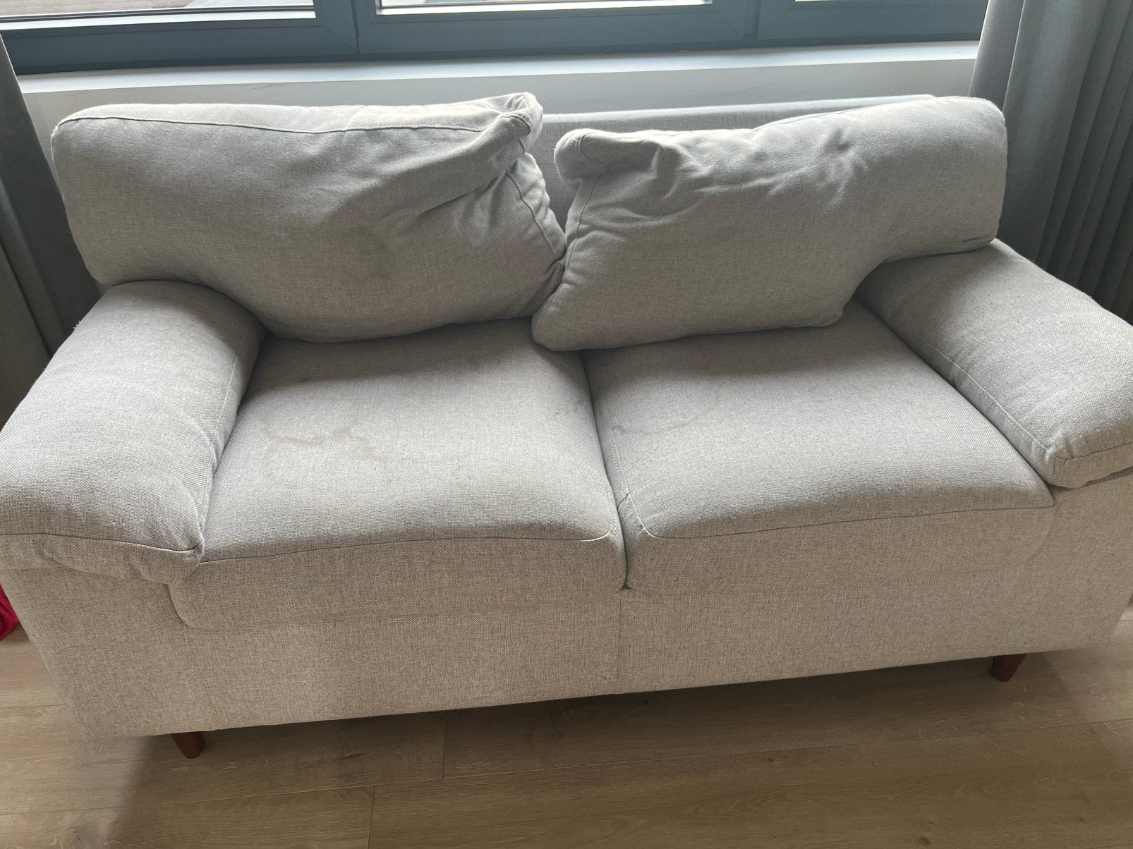 Zetel 2-zit, Huis en Inrichting, Ophalen, Gebruikt, 150 tot 200 cm, Tweepersoons