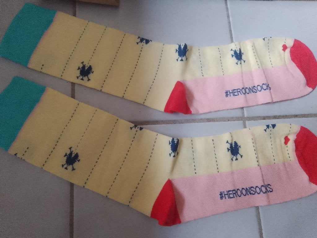 7 paar kousen nieuw 45 - 48 kwaliteit in doosje, Kleding | Heren, Verzenden, Nieuw, Maat 43 t/m 46, Hero on socks