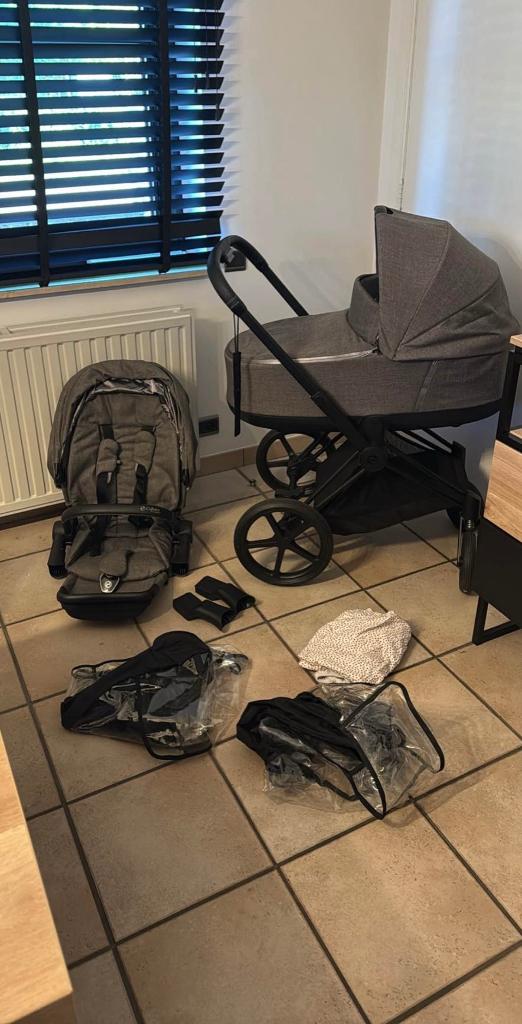Poussette Cybex, Enfants & Bébés, Poussettes & Combinaisons, Autres marques, Comme neuf, Poussette, Tige de poussée réglable