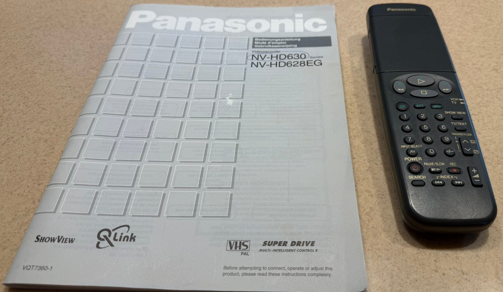 Panasonic NV-HD630 HiFi VHS met afstandsbediening, Ophalen, Zo goed als nieuw