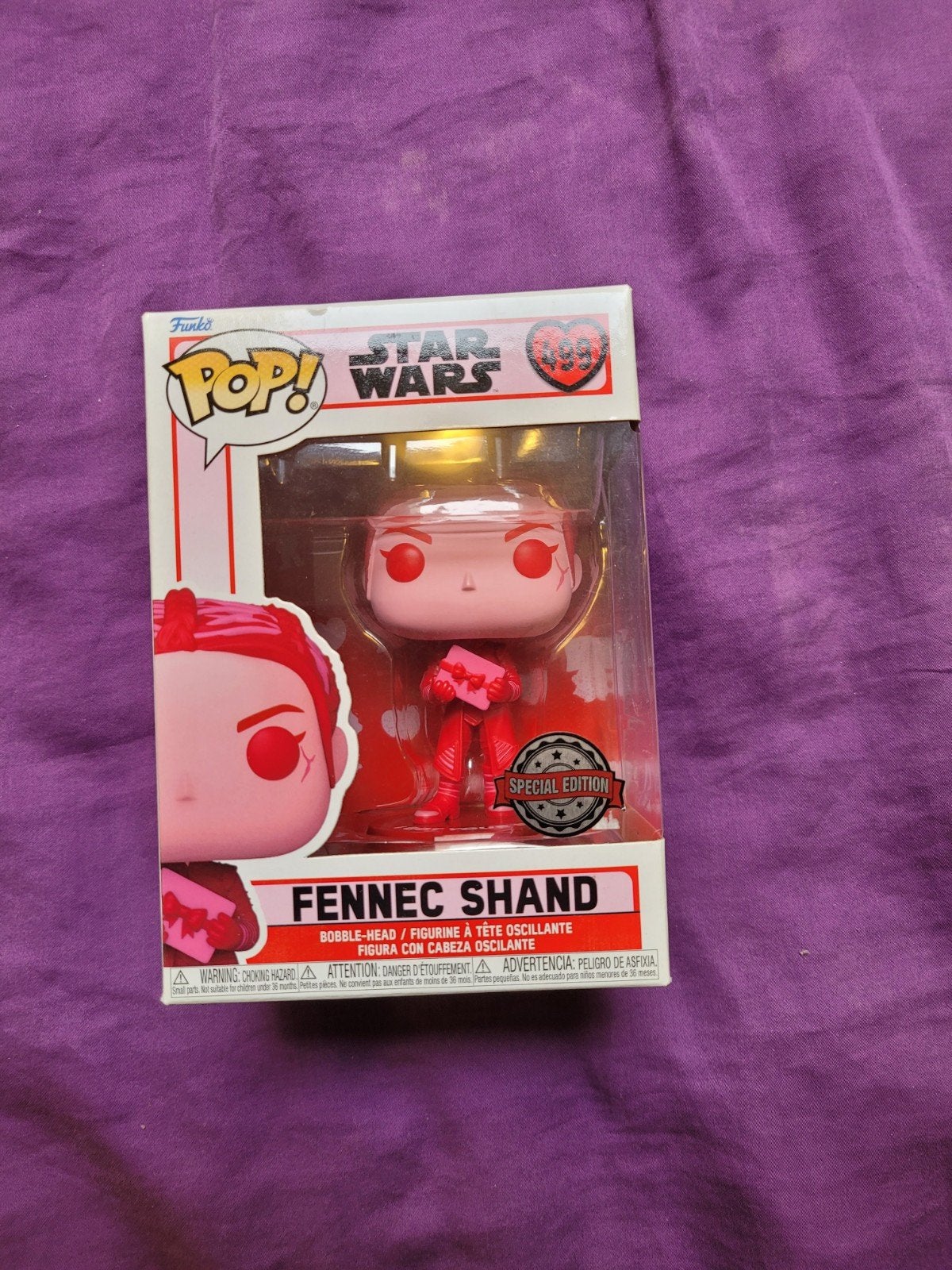 Funko Pop ! Star Wars : Fennec Shand (Saint-Valentin) #499, Collections, Enlèvement ou Envoi, Neuf