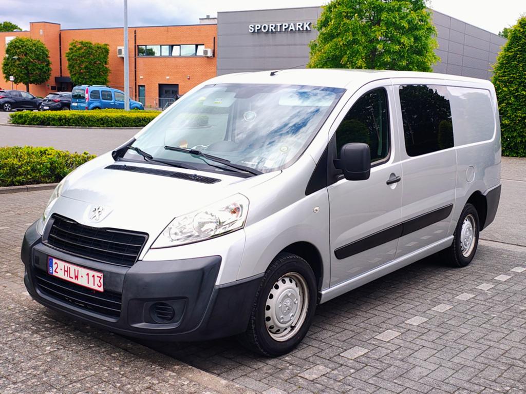Peugeot expert dubbel cabine automaat 2.0hdi 163pk 78000km, Euro 5, 2000 kg, 5 deurs, Particulier
