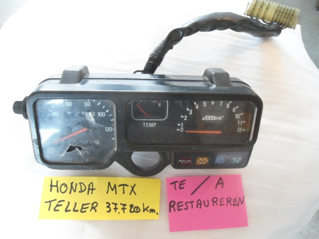 Honda mtx 50 : dashbord met schade, zie foto's, Ophalen, Gebruikt, Overige typen, Honda mtx 50