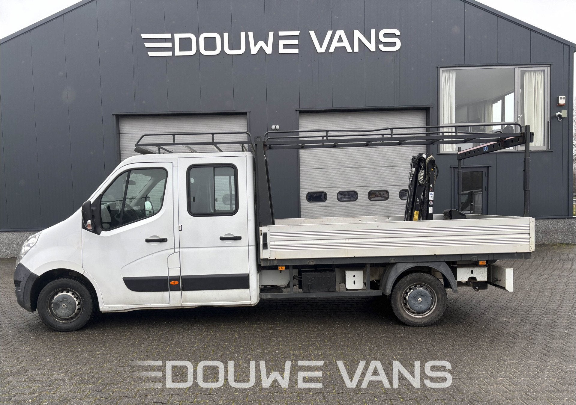 Renault Master Dubbel Cabine Hiab Laadkraan Imperiaal Trekha, Autos, Achat, 207 g/km, Entreprise, 7 places