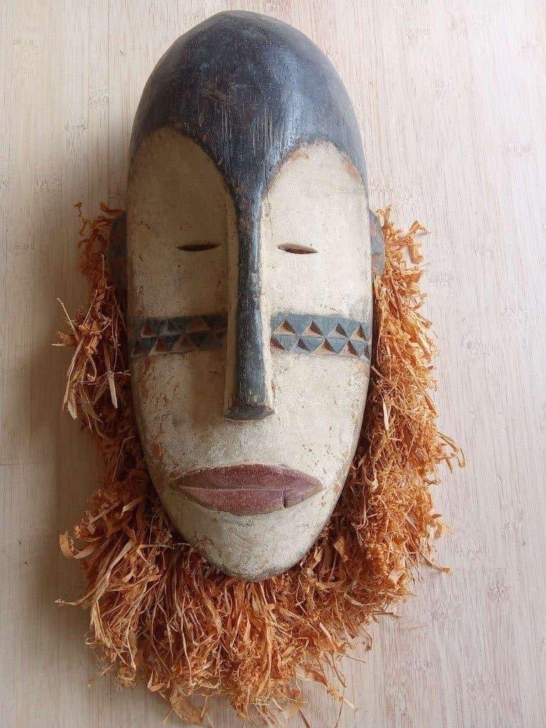Afrikaanse maskers de Songye groep Congo - Kinshasa (2)., Hout, Afrika, Masker, Handgemaakt