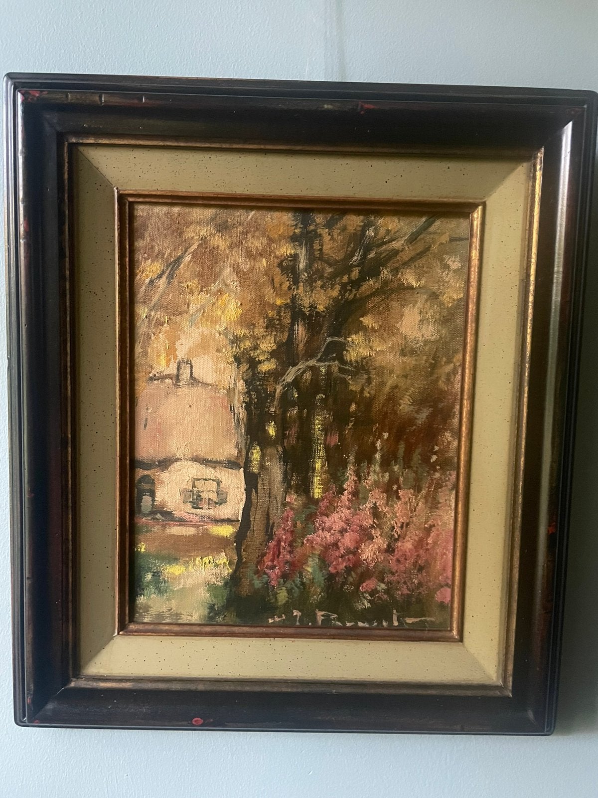 Zomer door Henri Joseph Pauwels, Antiek en Kunst, Kunst | Schilderijen | Klassiek, Landschap, Impressionistisch, Olieverf, Doek