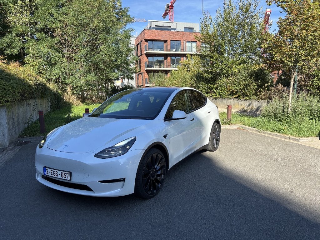 Tesla Y model performance, Cuir, Achat, Euro 6, Noir