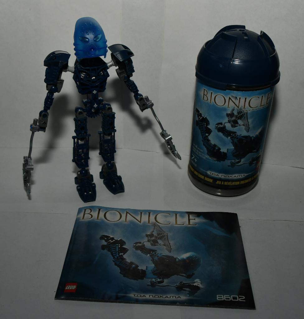 LEGO Set nr. 8602 - Toa Nokama (100% Compleet), Gebruikt, Bionicle, Lego, Ophalen of Verzenden