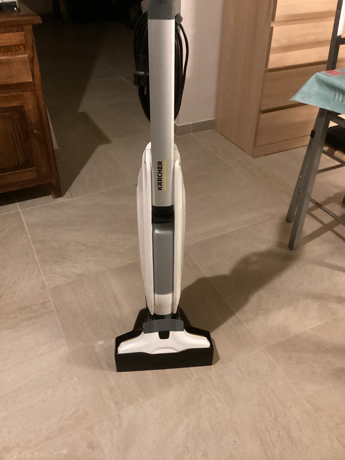 Karcher poetsmachine, Ophalen
