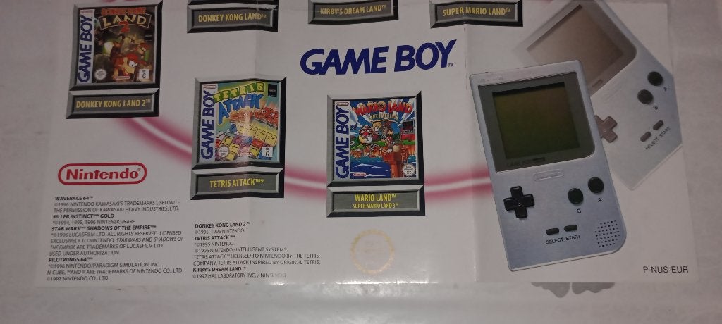 Officiële promotiefolder voor Nintendo 64 en Game Boy 1997, Games en Spelcomputers, Ophalen of Verzenden