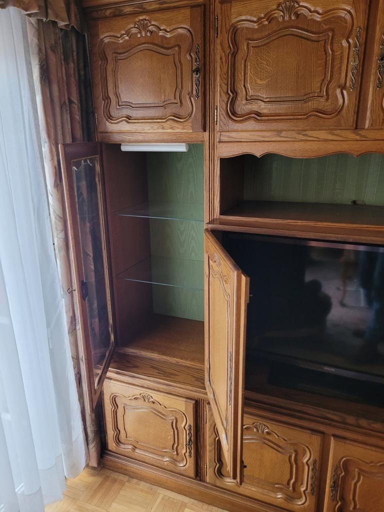 Mooie massieve wandkast, Antiek en Kunst, Antiek | Meubels | Kasten, Ophalen