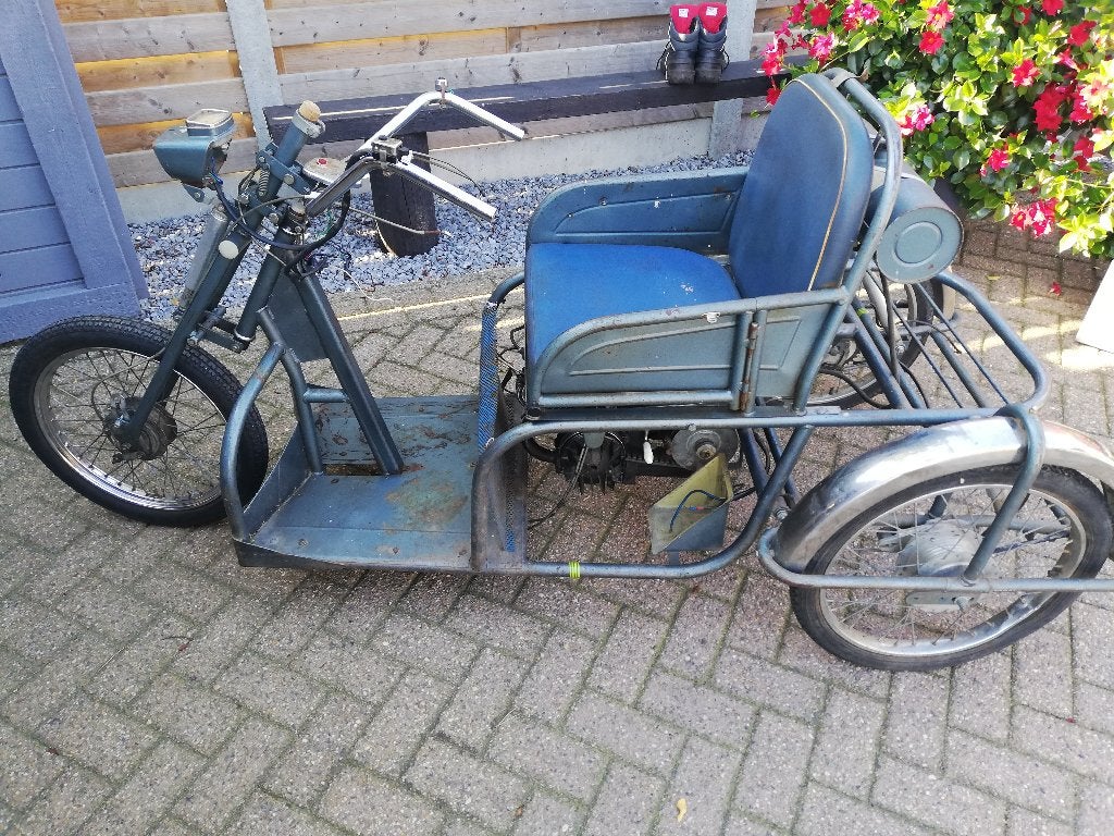 Tricycle tricycle 50cc 1972 pour ancien modèle, Enlèvement, Utilisé, Frein à tambour, Siège réglable