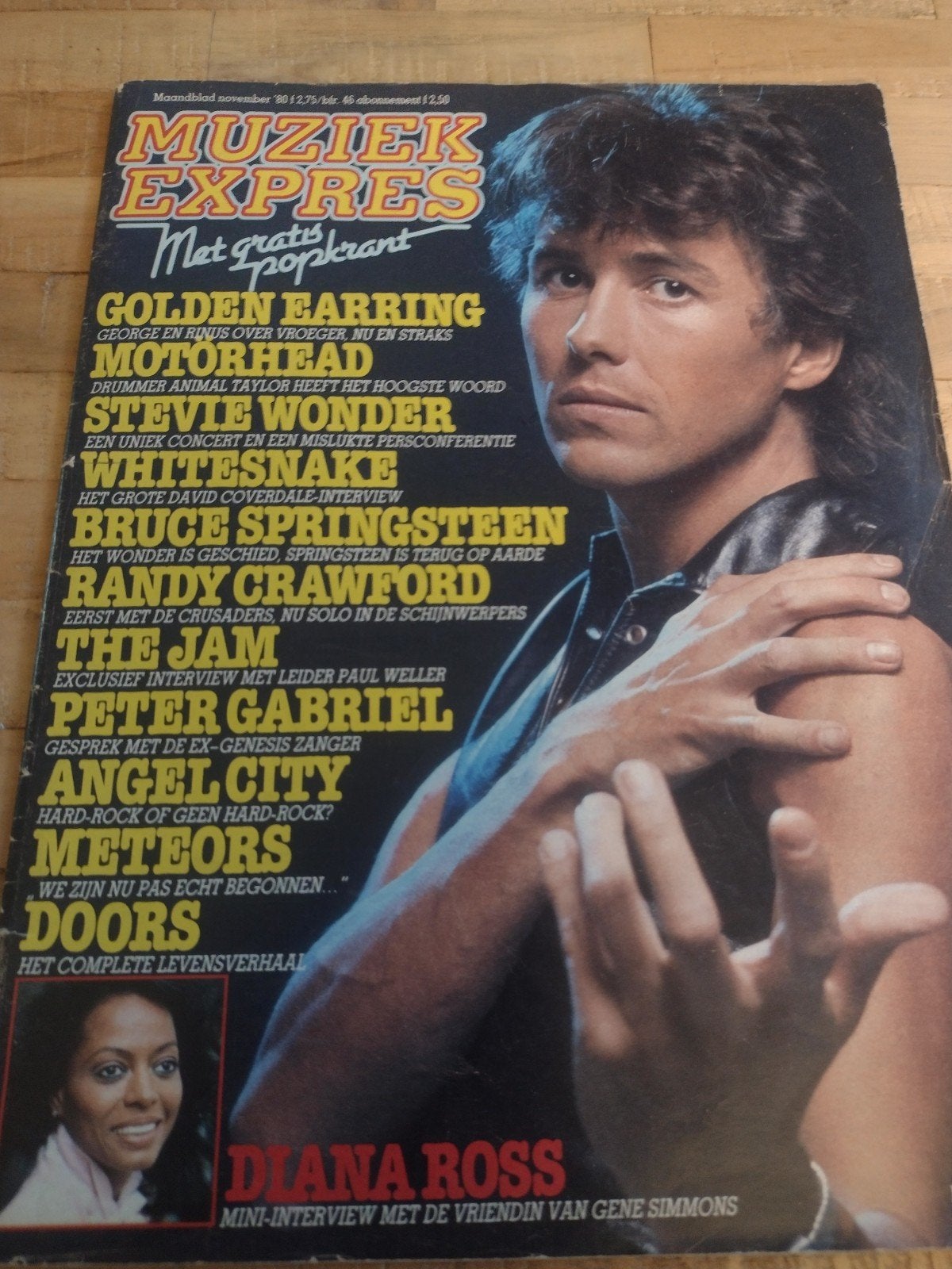 MUZIEK EXPRES 11/1980: MOTORHEAD-BRUCE SPRINGSTEEN-DOORS-, Verzamelen, Ophalen of Verzenden, 1960 tot 1980, Tijdschrift