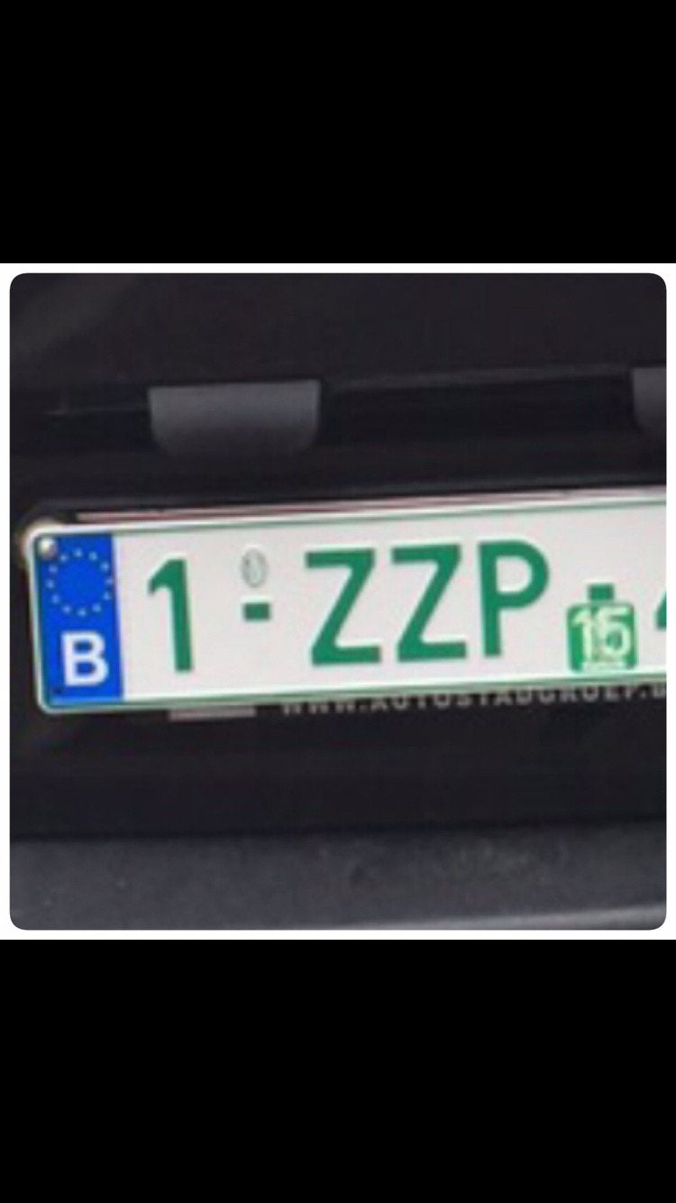 Z platen nodig voor keuring of transport, Ophalen