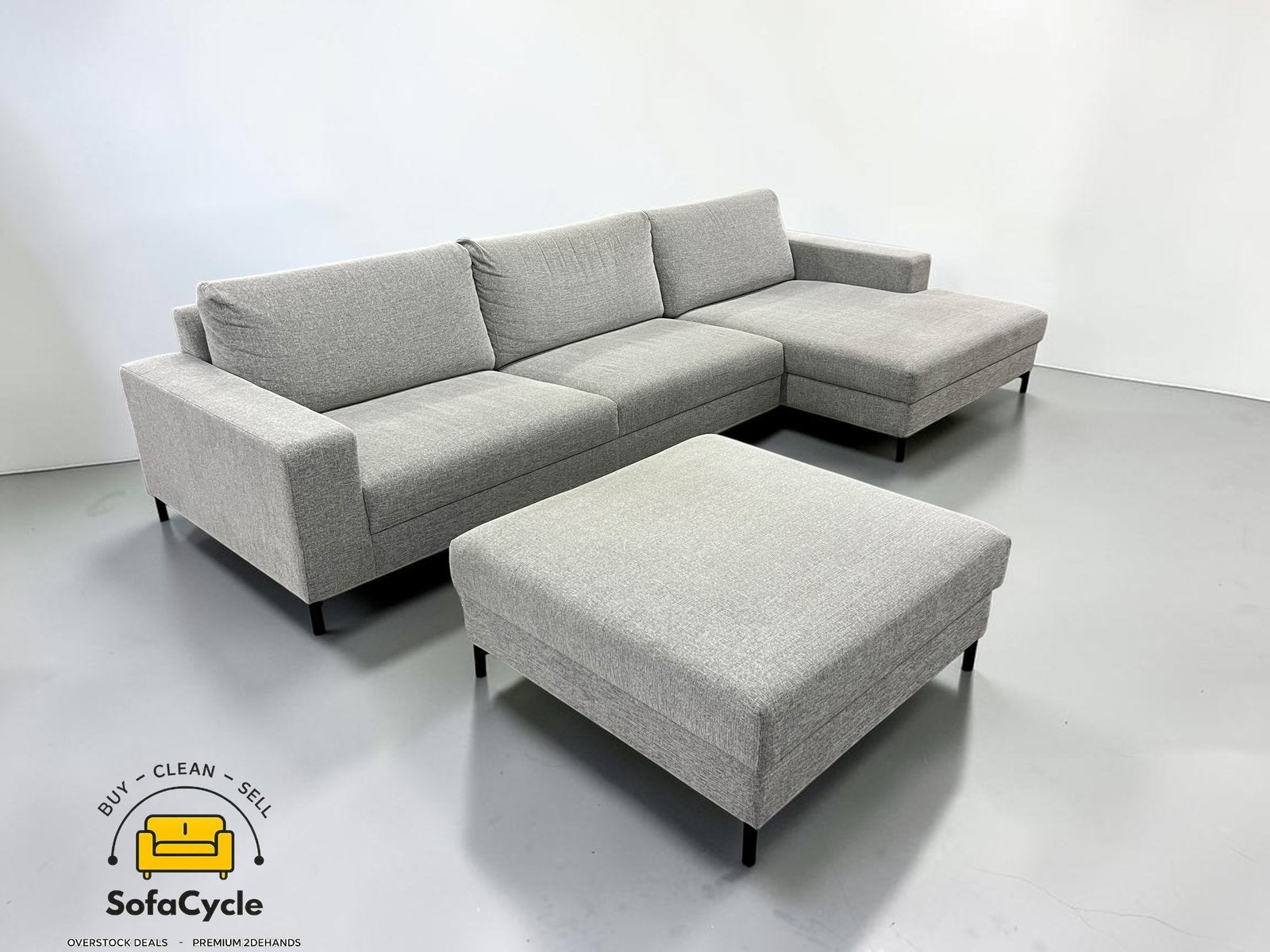 Chaise Sits Corner avec pouf - Parfait état/Livraison, Enlèvement ou Envoi, SofaCycle, Info@sofacycle.be