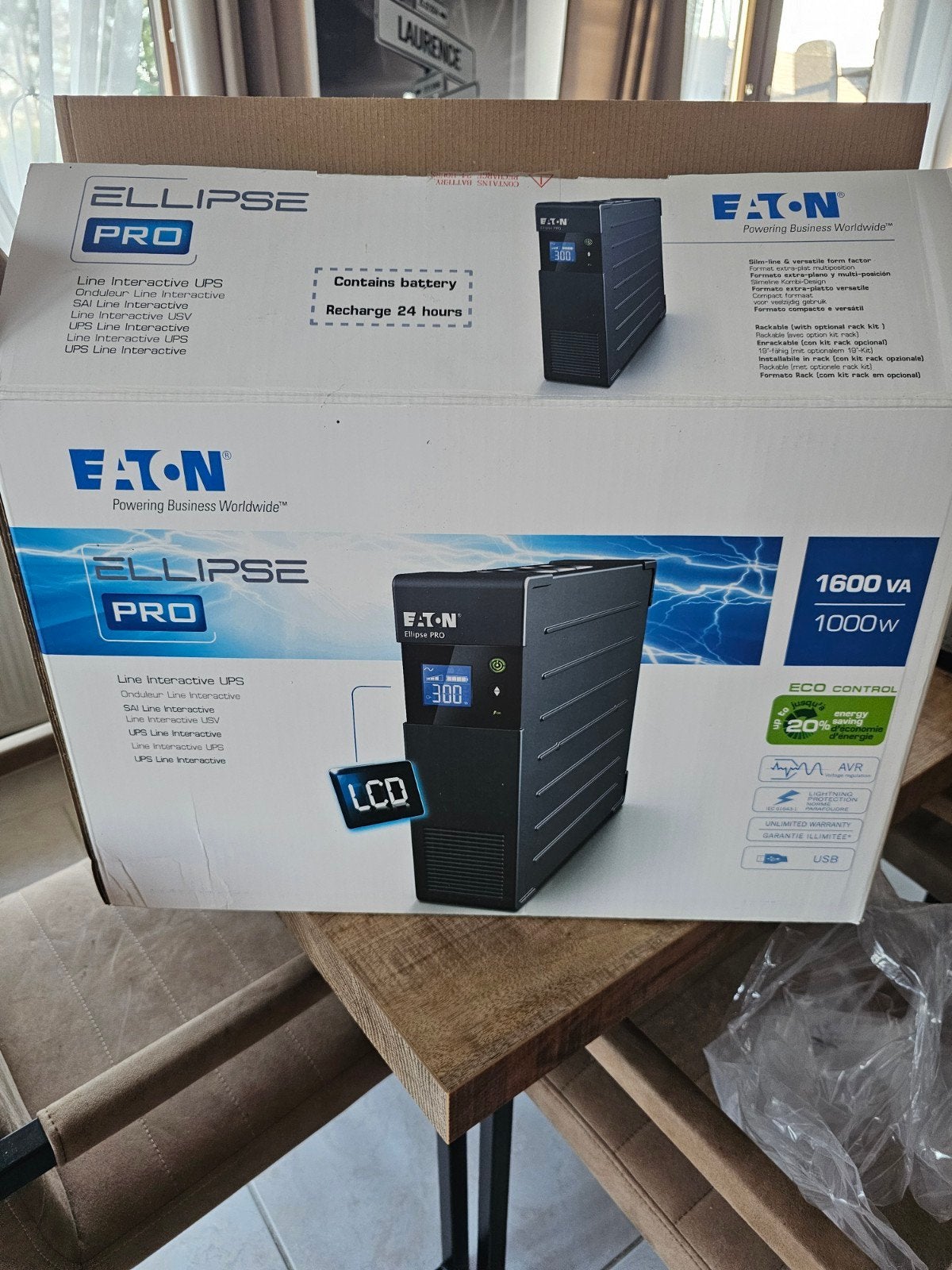 Eaton Ellipse PRO 1600 FR, Informatique & Logiciels, Enlèvement