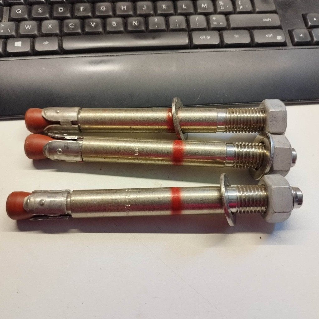 3 ancrages Schwerweld HILTI HST-R M20x200/60 HILTI, Enlèvement, Neuf, 100 à 250 mm, Boulons ou Écrous