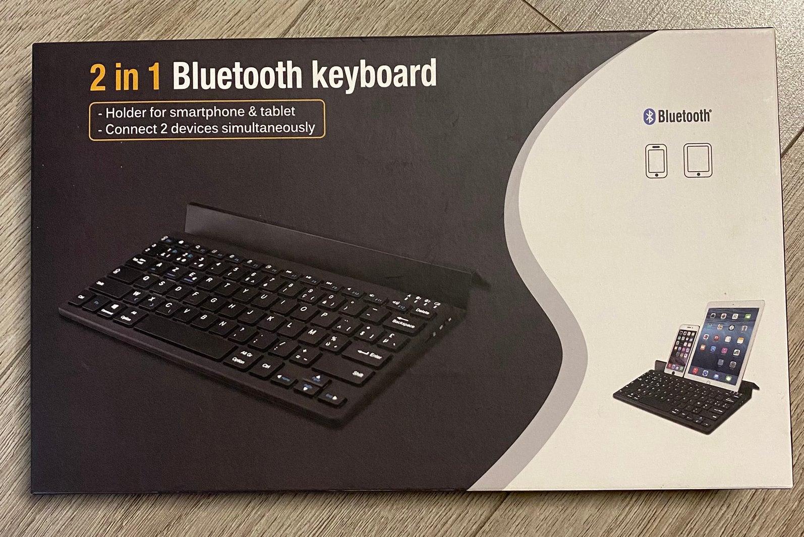 Clavier 2 en 1 Bluetooth Keyboard NEUF, prix : 15€, Enlèvement ou Envoi, Azerty, Neuf, Sans fil