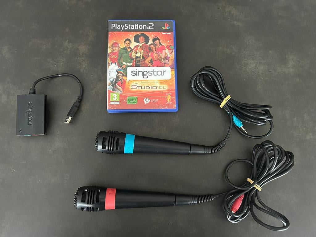 Singstar Studio 100 bundel -  Playstation 2/PS2, Ophalen of Verzenden, Gebruikt