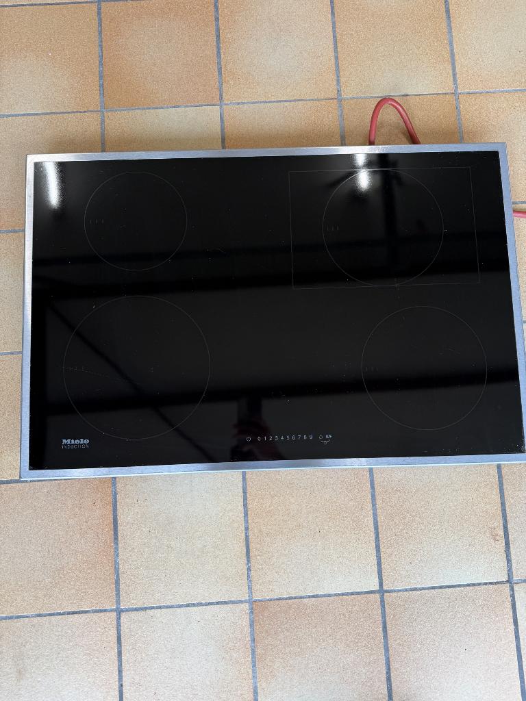 Miele KM 7210 inductiekookplaat – 4 zones, Ophalen, Gebruikt, 4 kookzones, Inbouw