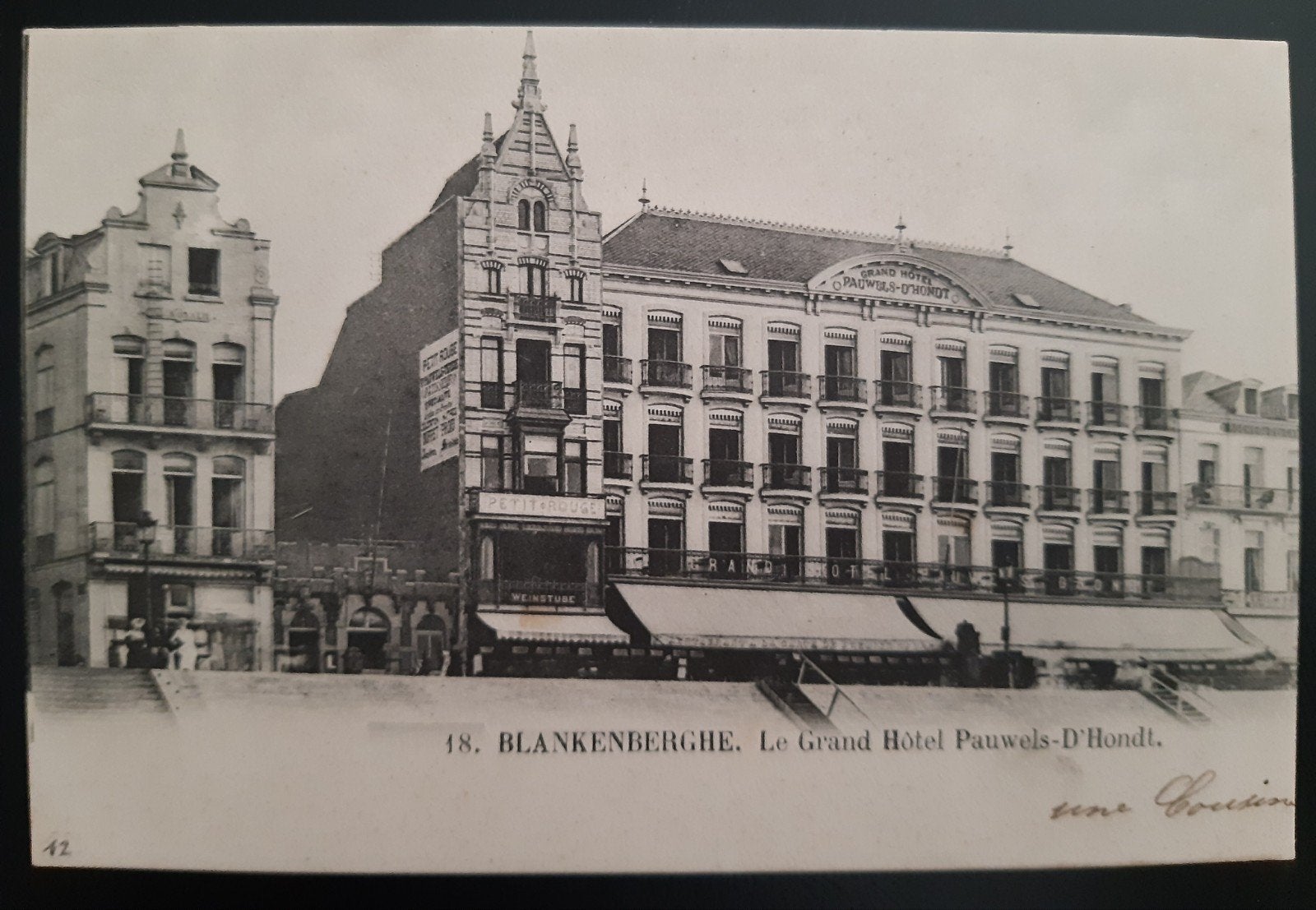 BLANJENBERGE LA DIGUE les Hotels zeedijk, Verzamelen, Ophalen of Verzenden