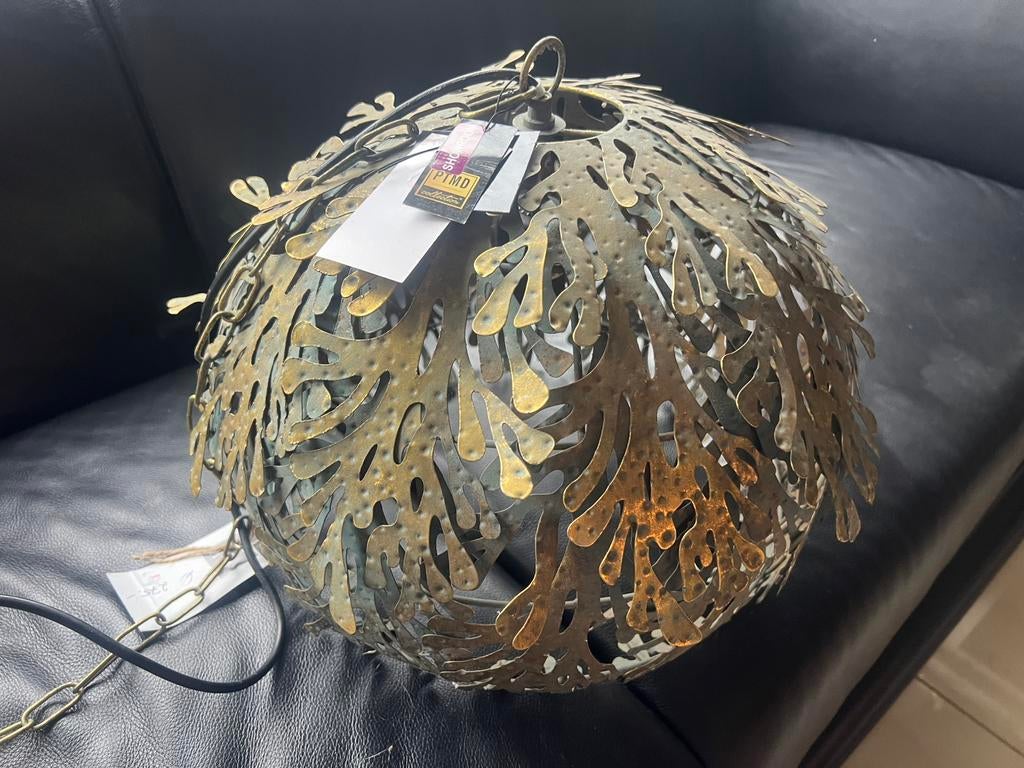 Prachtige eettafel lamp koraal / zeewier van PTMD, Ophalen of Verzenden, Nieuw