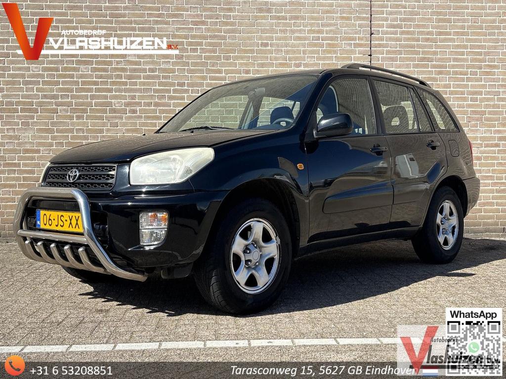 Toyota RAV 4 2.0-16V VVT-i Luna | Airco | Trekhaak |, Auto's, Toyota, 211 g/km, Elektrische ramen, Zwart, Bedrijf