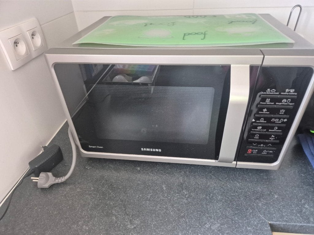 Multi functionele microgolf oven, Ophalen, Zo goed als nieuw, Draaiplateau, Vrijstaand