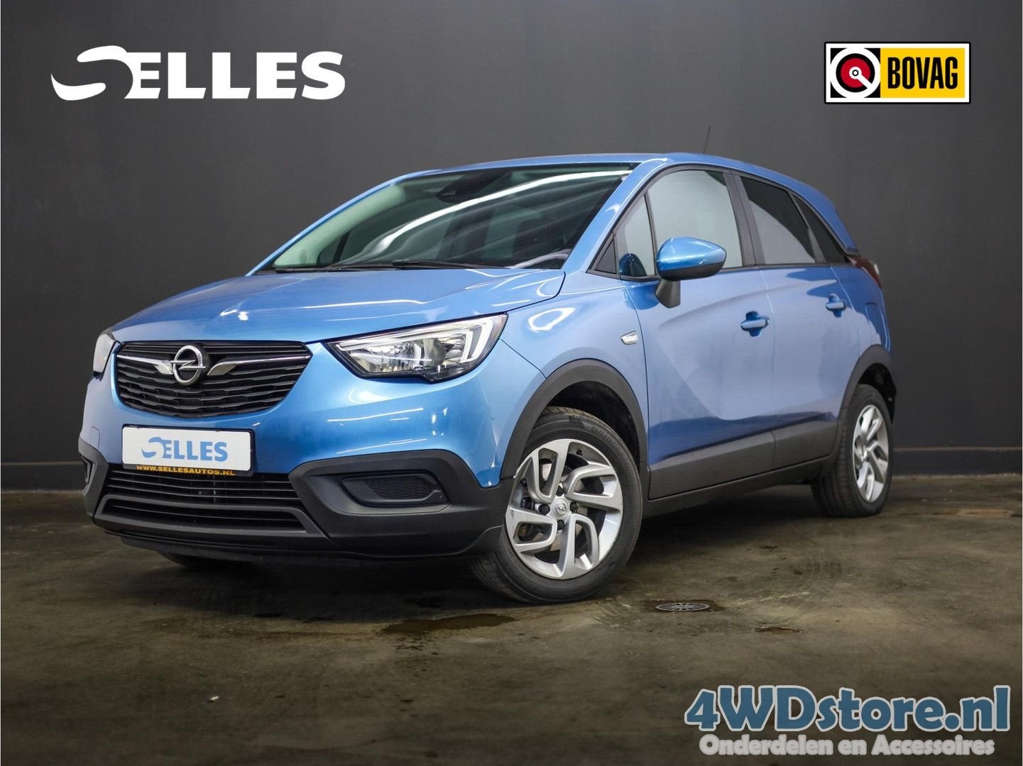 Opel Crossland X 1.2 Turbo Edition Applecarplay | Navigatie, Auto's, Opel, 139 g/km, Overige modellen, Blauw, Handgeschakeld