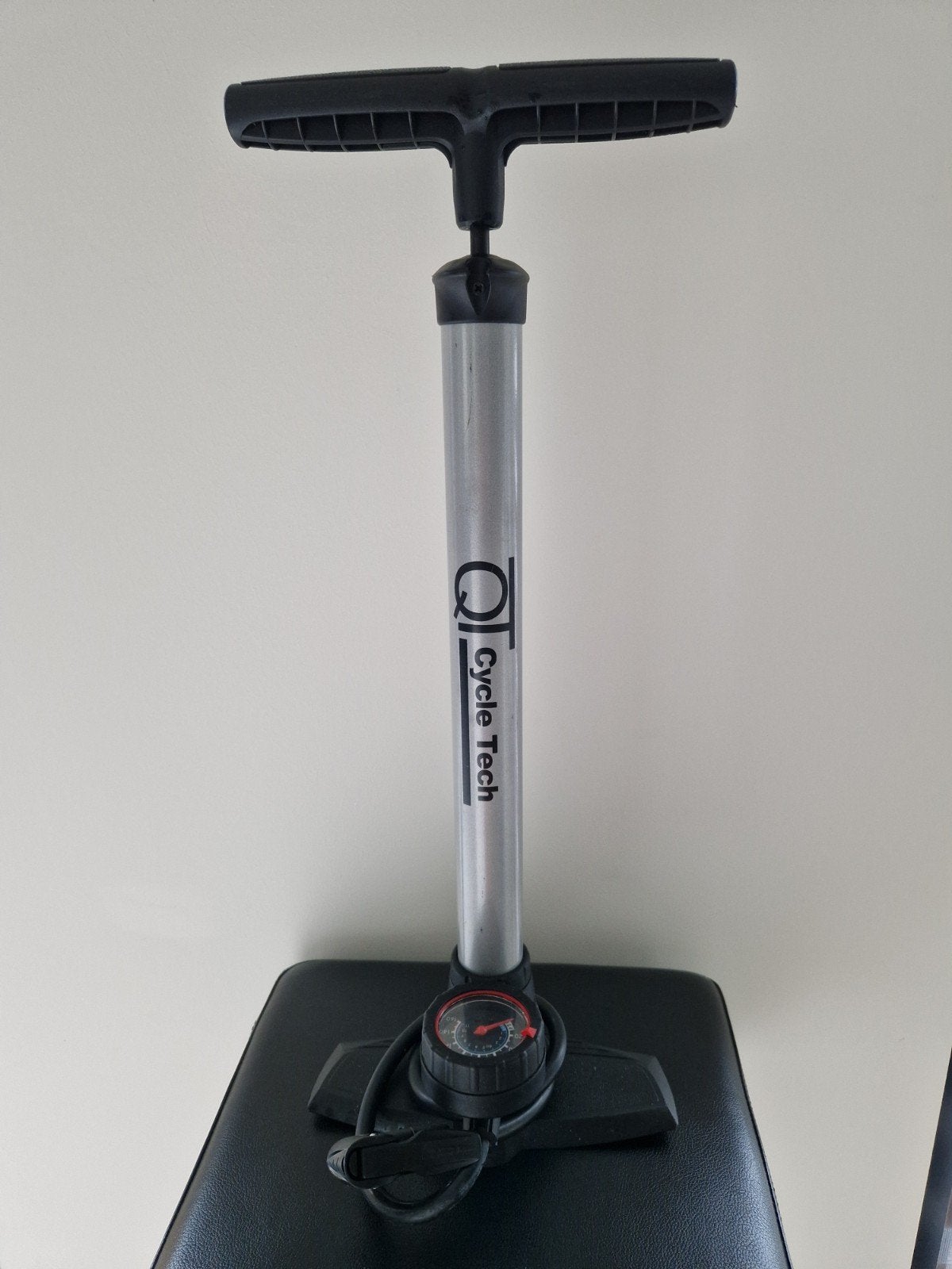 Cycle Tech fietspomp met manometer, Fietsen en Brommers, Ophalen of Verzenden