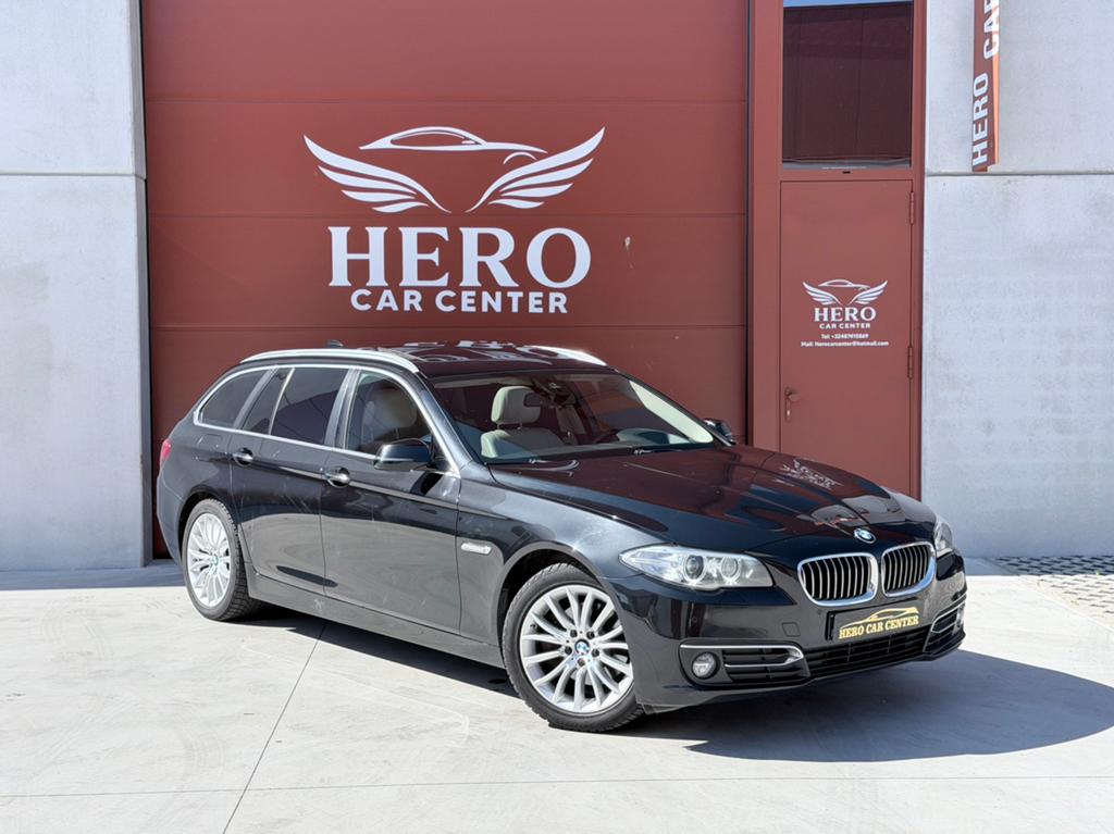 BMW 5 Serie F11 Automaat Full Option - Euro 6b !, Auto's, BMW, Automaat, Achterwielaandrijving, Zwart, Leder